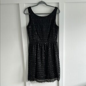 MARINA Black Mini Dress